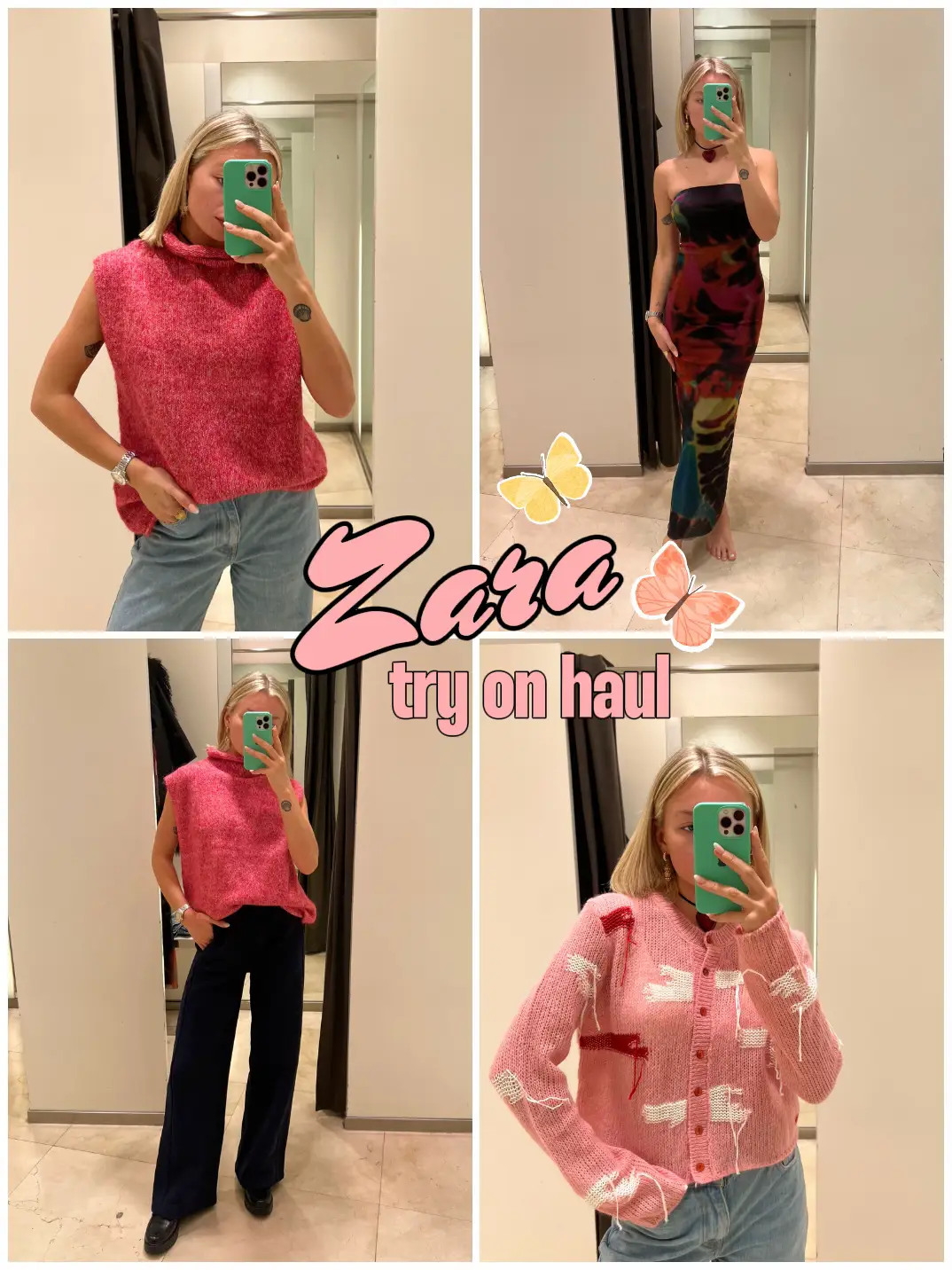 ZARA TRY ON HAUL  transitional fall outfits 