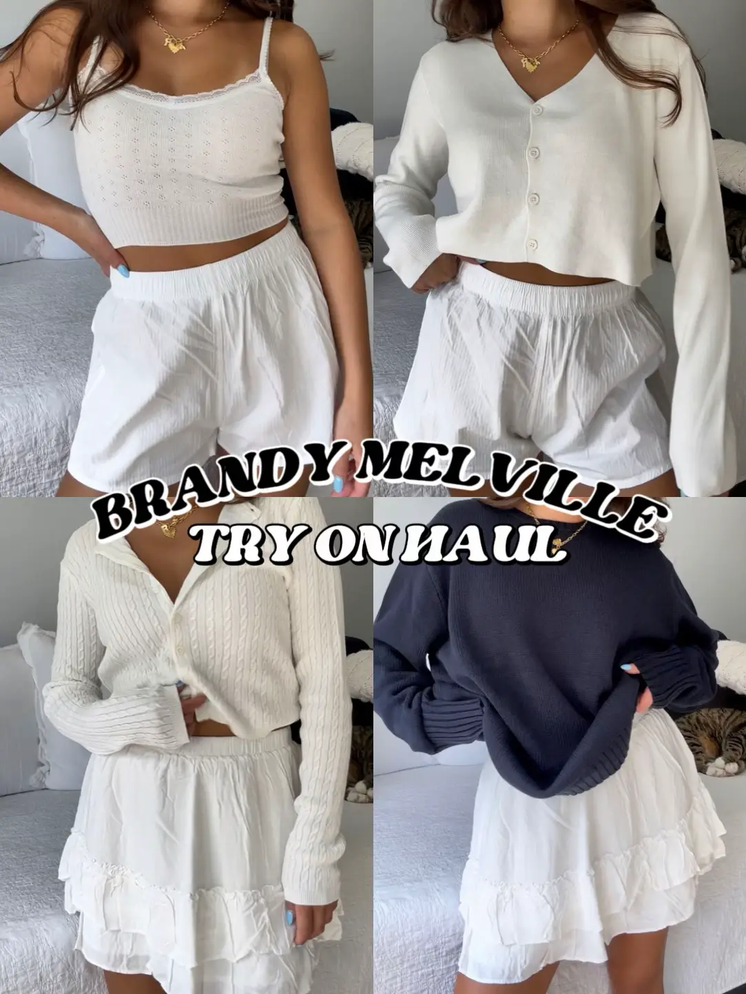 Brandy Melville Amara Lace Heart Tank Top White Size XS - $31