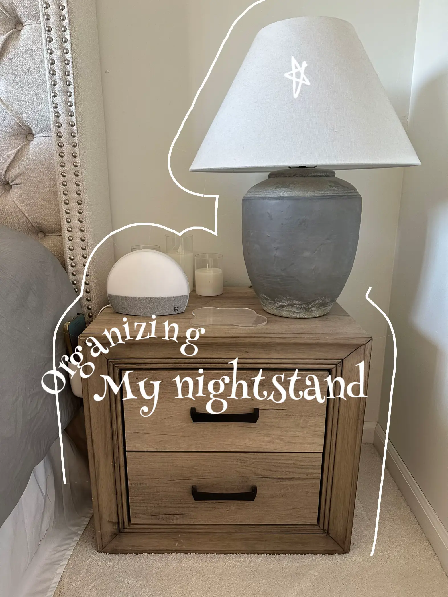 How to Organize a Nightstand