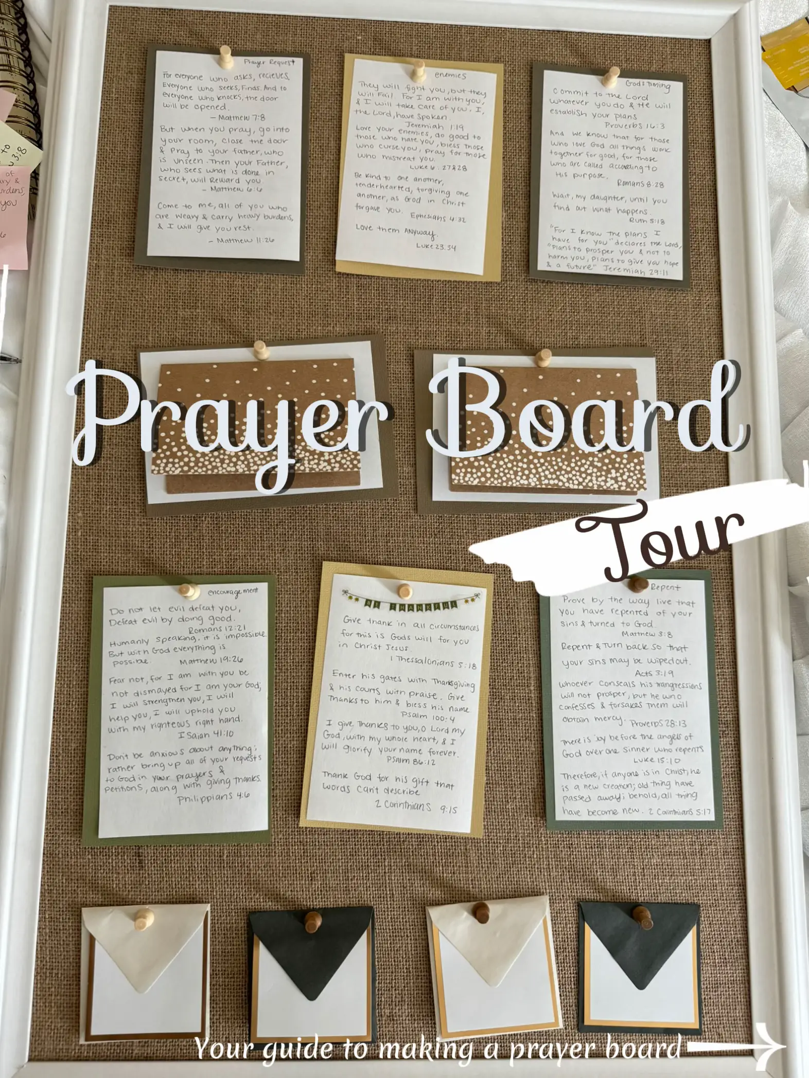 Top 10 prayer board ideas and inspiration