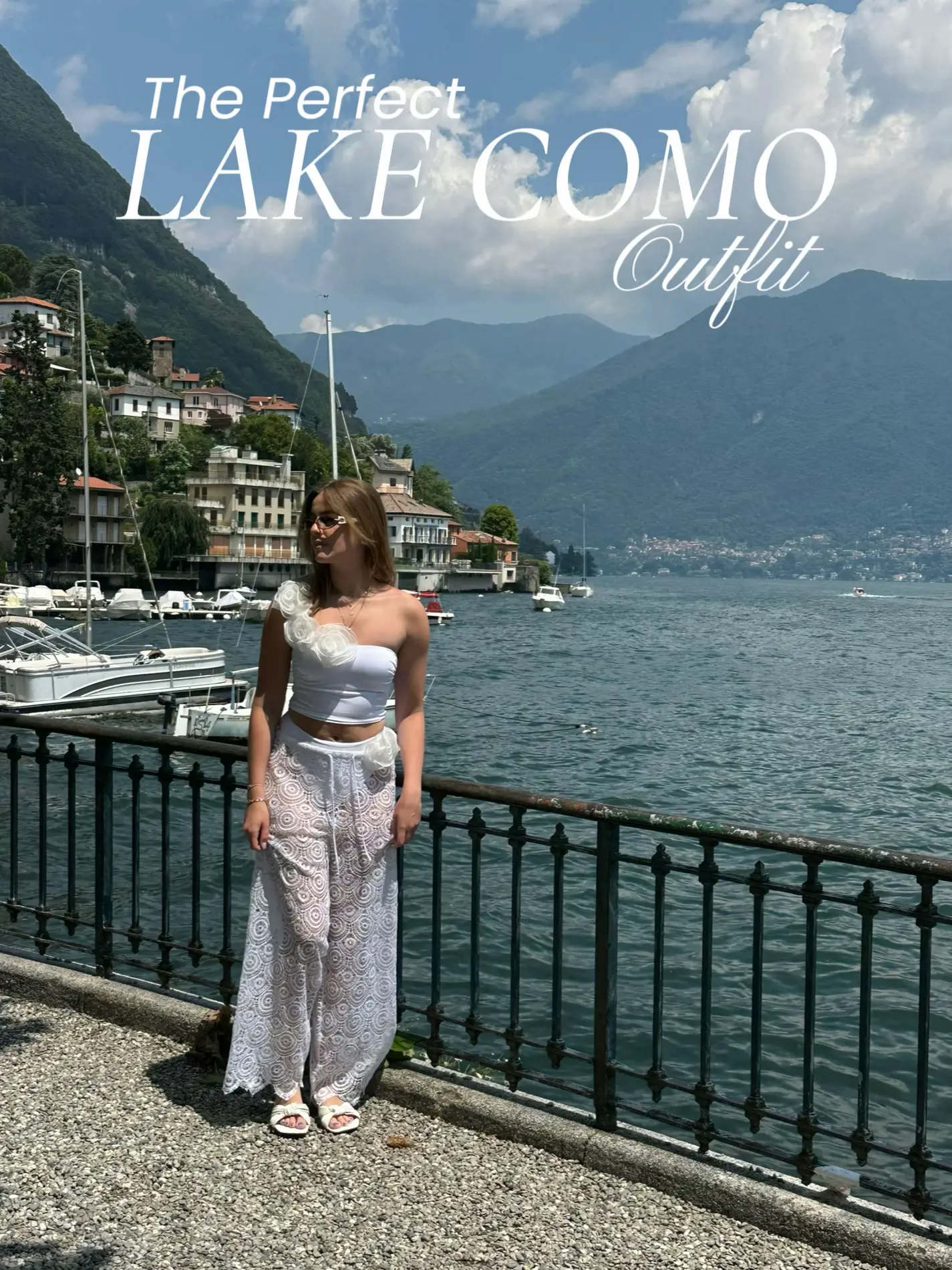 What I Wore in Lake Como - Boston Chic Party