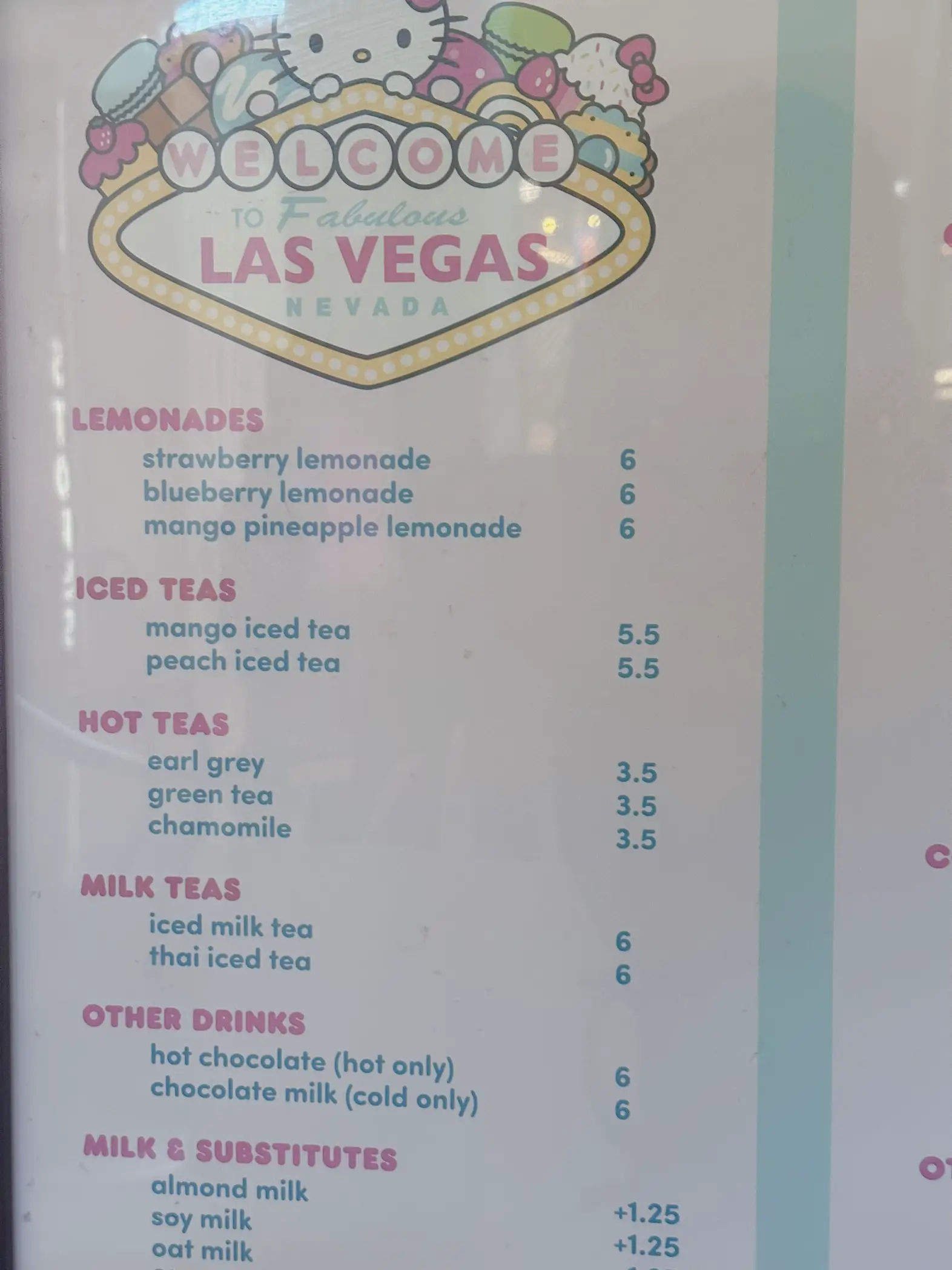 Hello Kitty Cafe Las Vegas - Our new blueberry lemonade is so