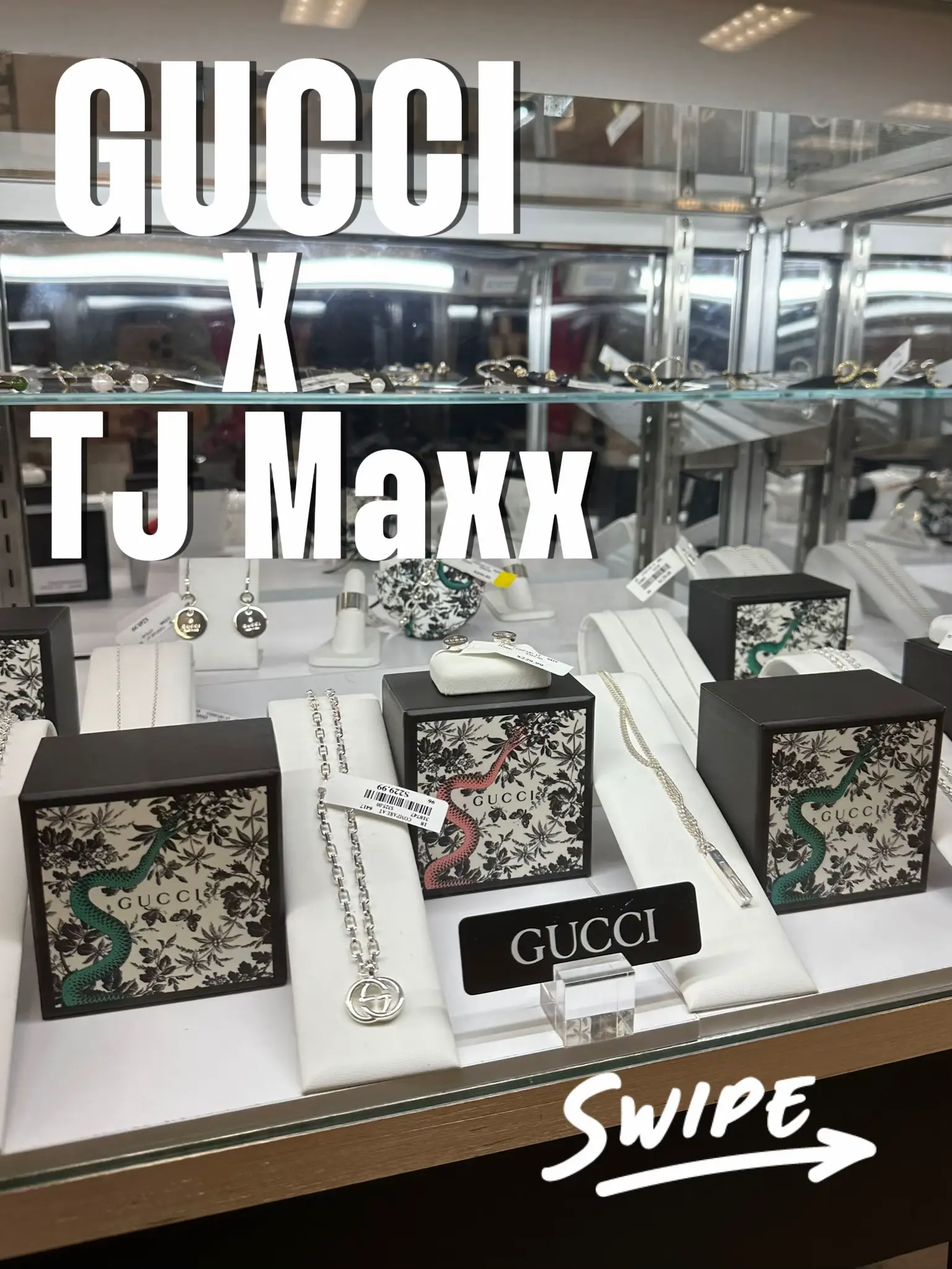Gucci gold jewelry at TJ Maxx!