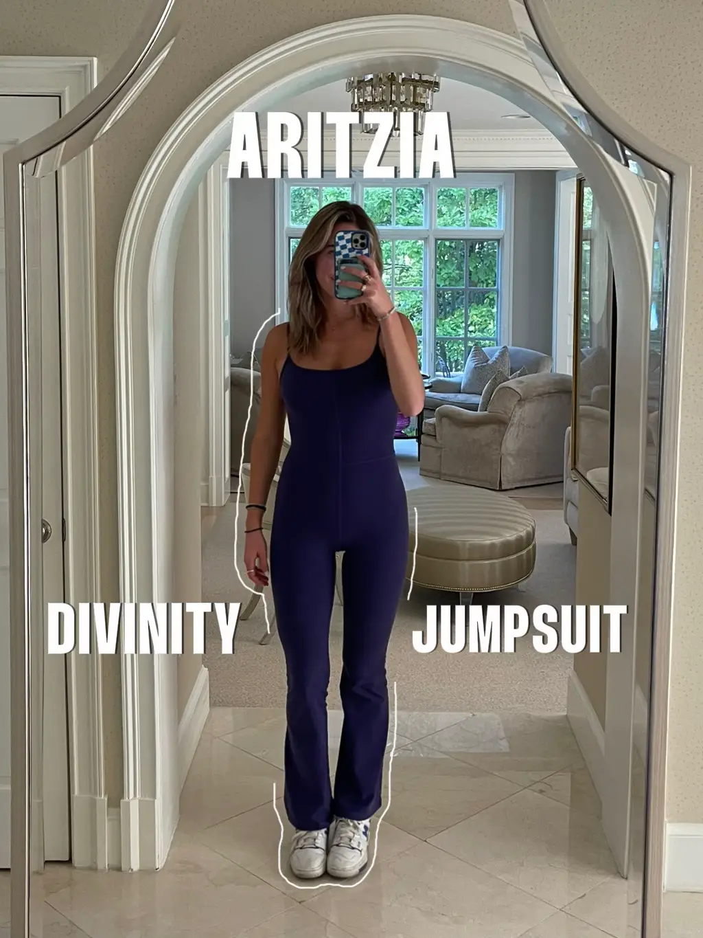 Aritzia Wilfred Free Divinity Jumpsuit - Admiral - XS Blue - $78