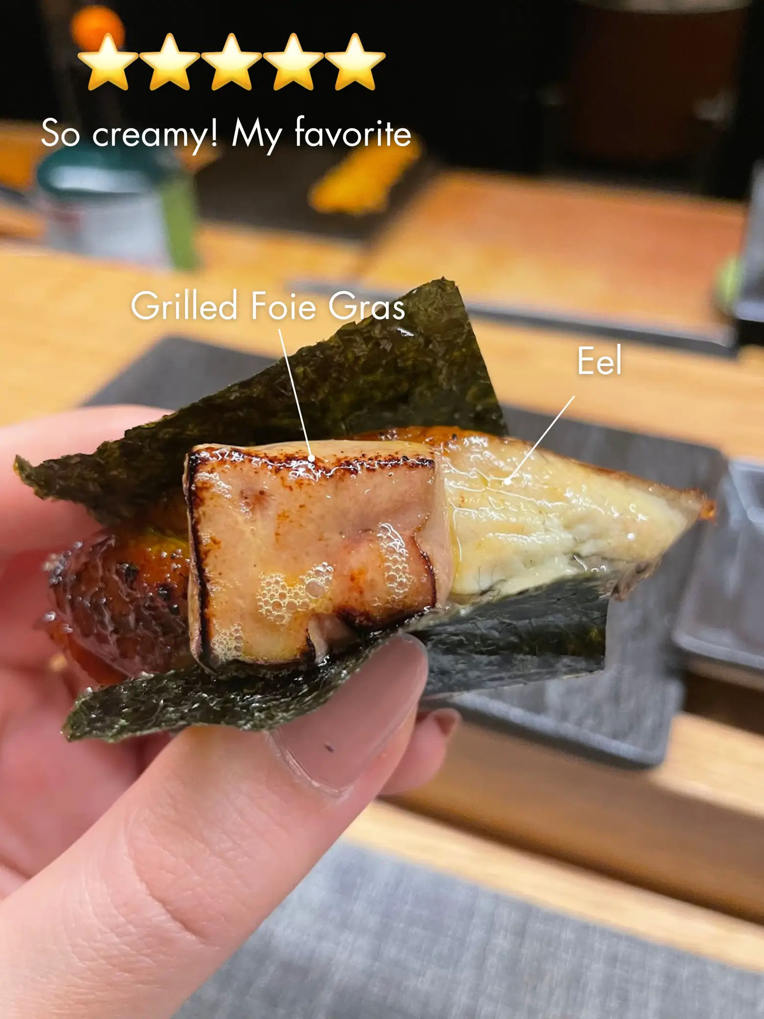 Foie Gras Roulade with Egg Sheet & Nori Recipe