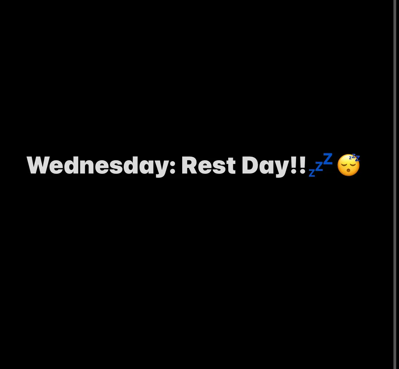 Echt - No Days Off 💪 is Friday a rest day or training day for you