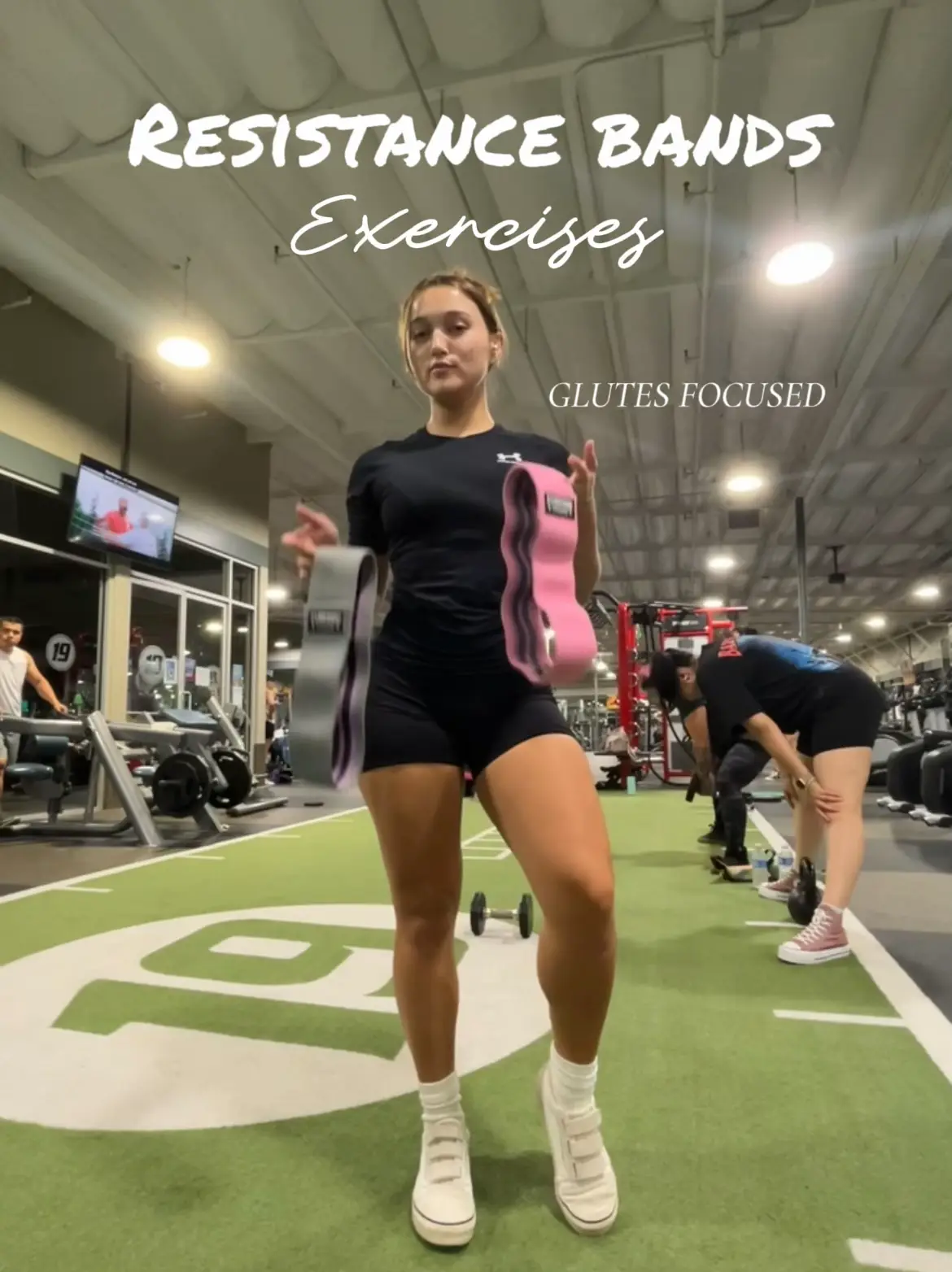 BOOTY BAND WORKOUT, Here's a quick Saturday morning glute workout for you  to try! It will definitely fire up and plump that 🍑! I'm using a medium  glute resistance band