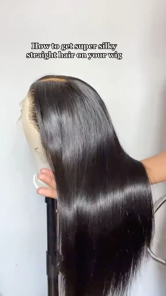 How to make outlet straight hair silky