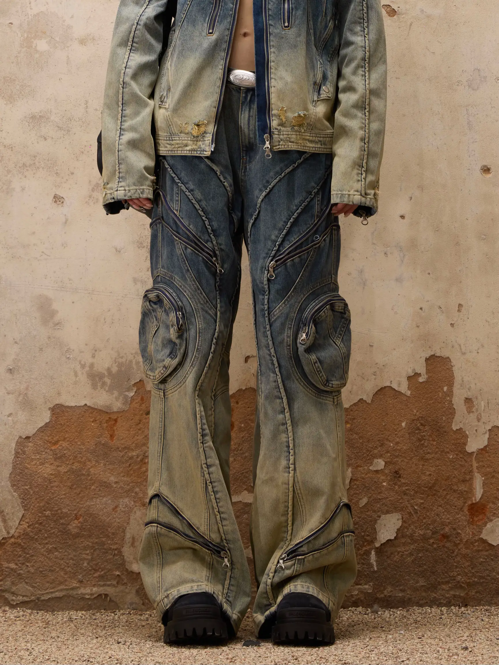 PERSONSOUL * 23FW Dirty Workwear Jeans五条悟•虚式取り扱い一覧