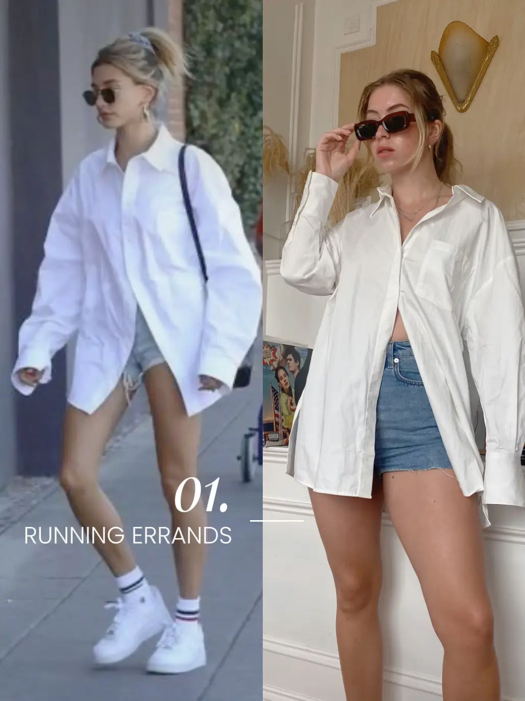 Recreating Hailey Bieber Outfits — Our Favorite Looks Through the Year –  Back 2 Basics