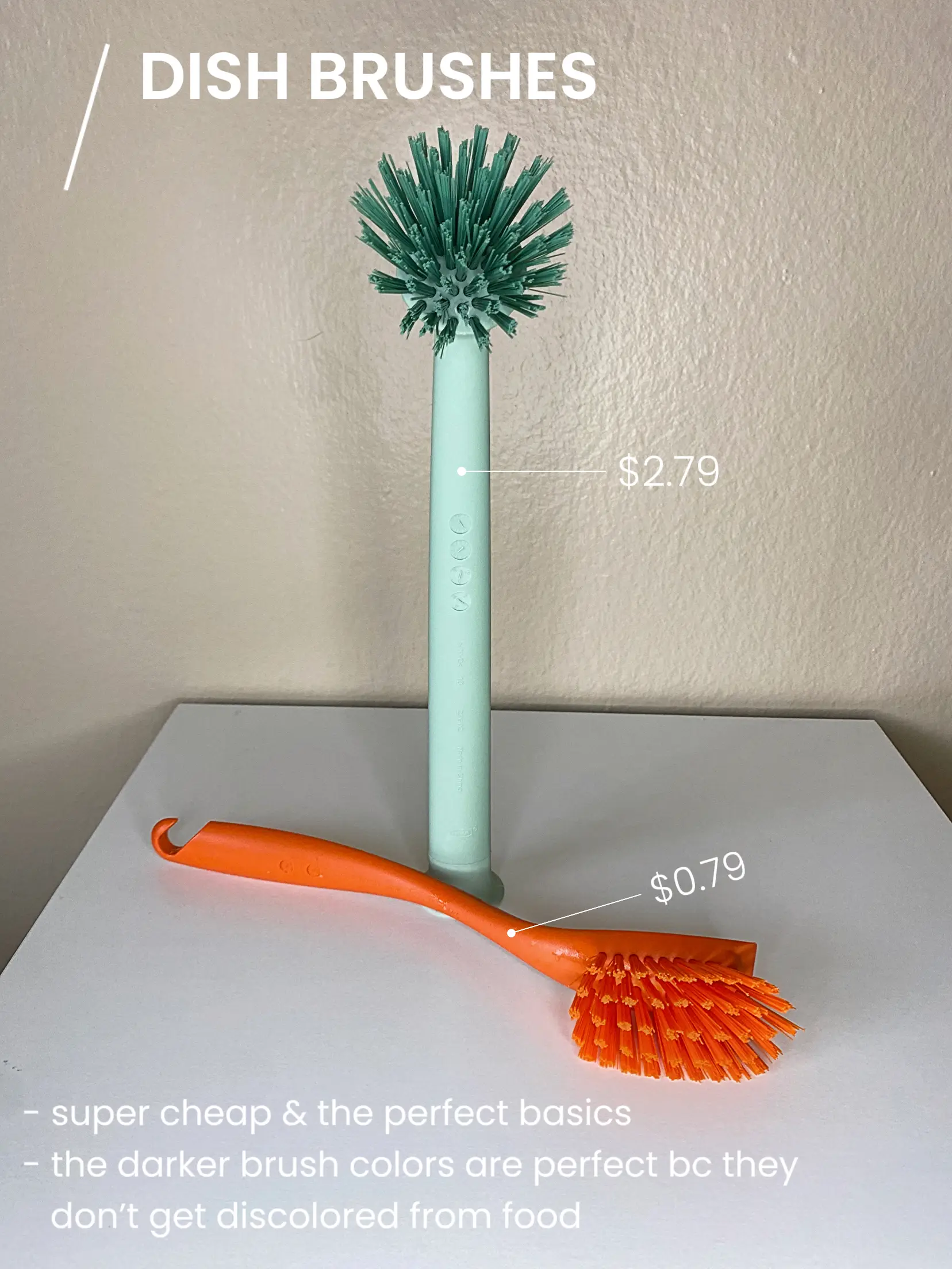 ANTAGEN Dish brush, bright orange - IKEA