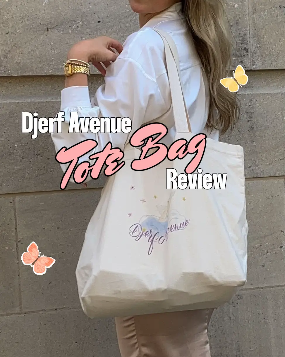 DJERF AVENUE TOTE BAG REVIEW 🪽  Gallery posted by Robyn Baillie