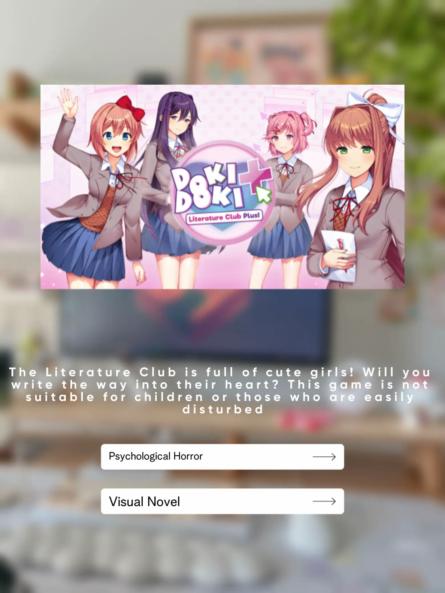 Doki Doki Literature Club Plus! on Steam