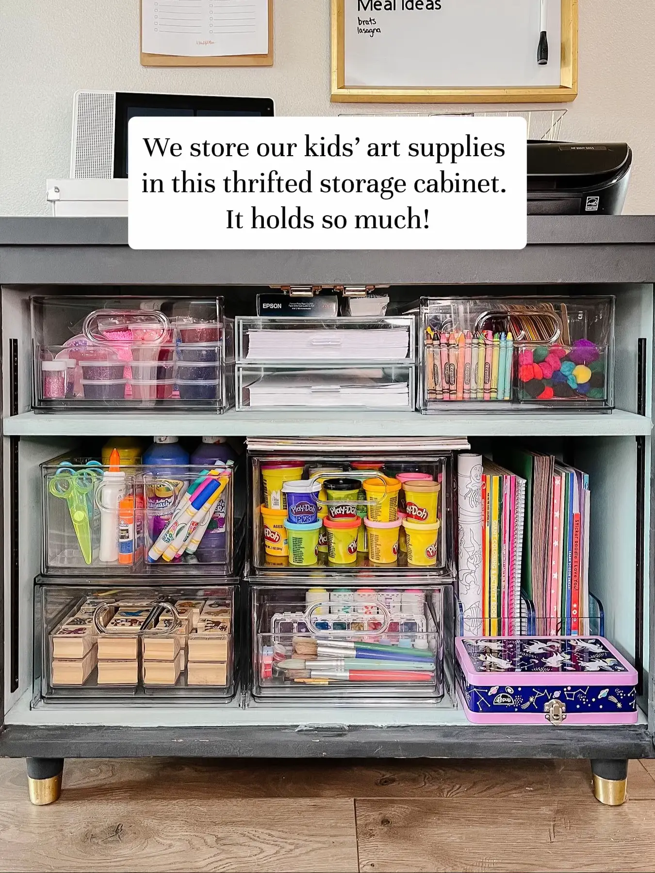 How to Organize Kids Art Supplies in a Small Space  Kids art supplies,  Kids craft supplies, Organization kids