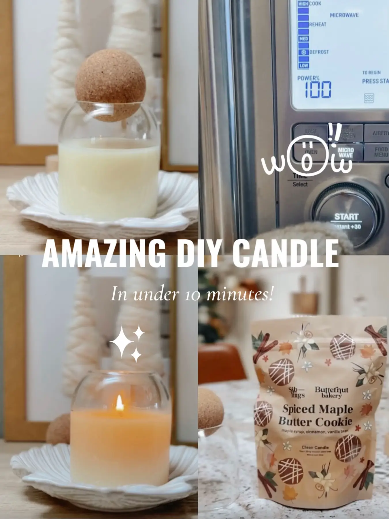 Amazing DIY Candle! Video published by Kristy Lemon8