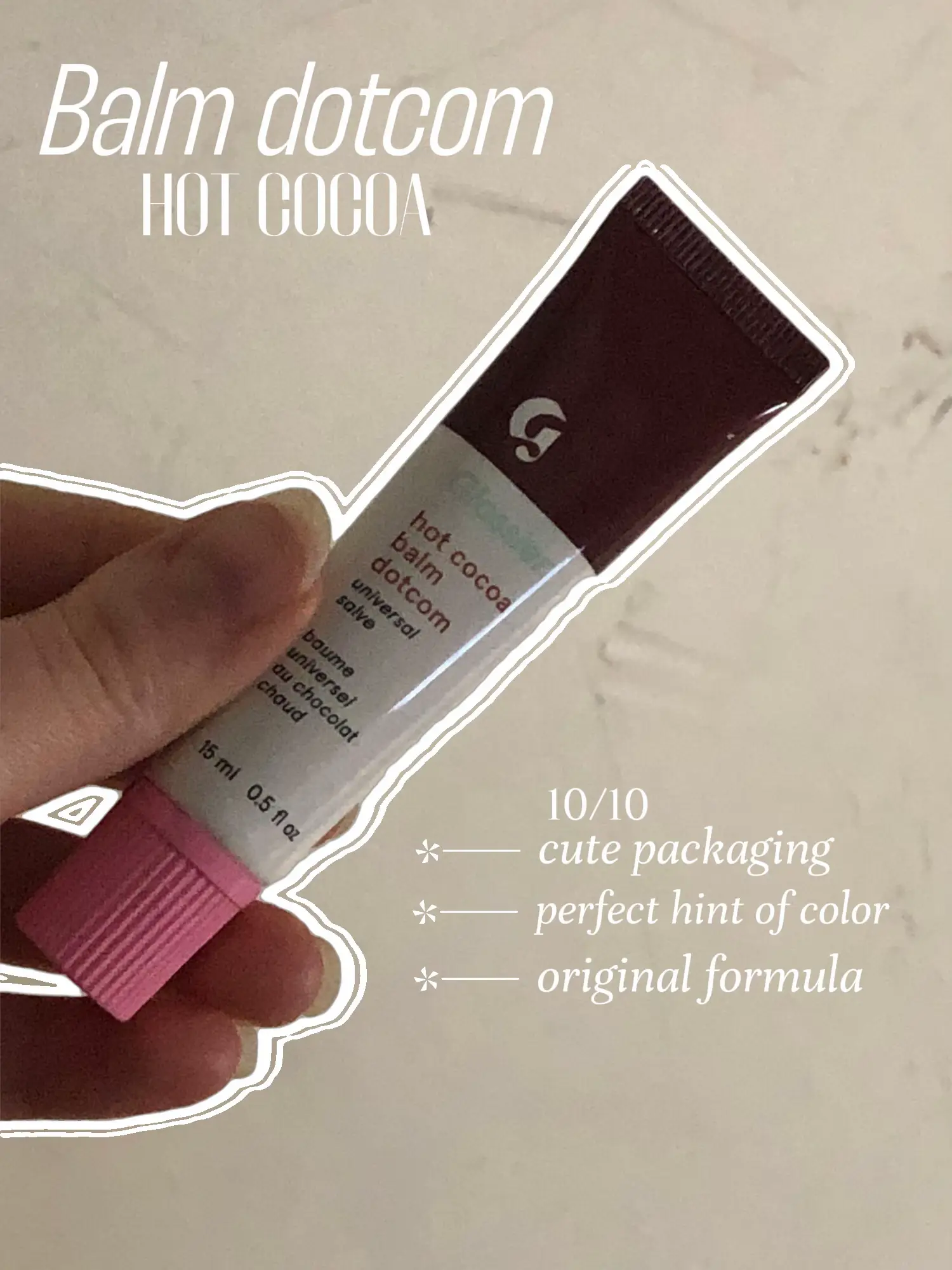 Glossier has brought back their limited edition Balm Dotcoms in Cookie  Butter and Hot Cocoa. You can get them now at Glossier.com for $14