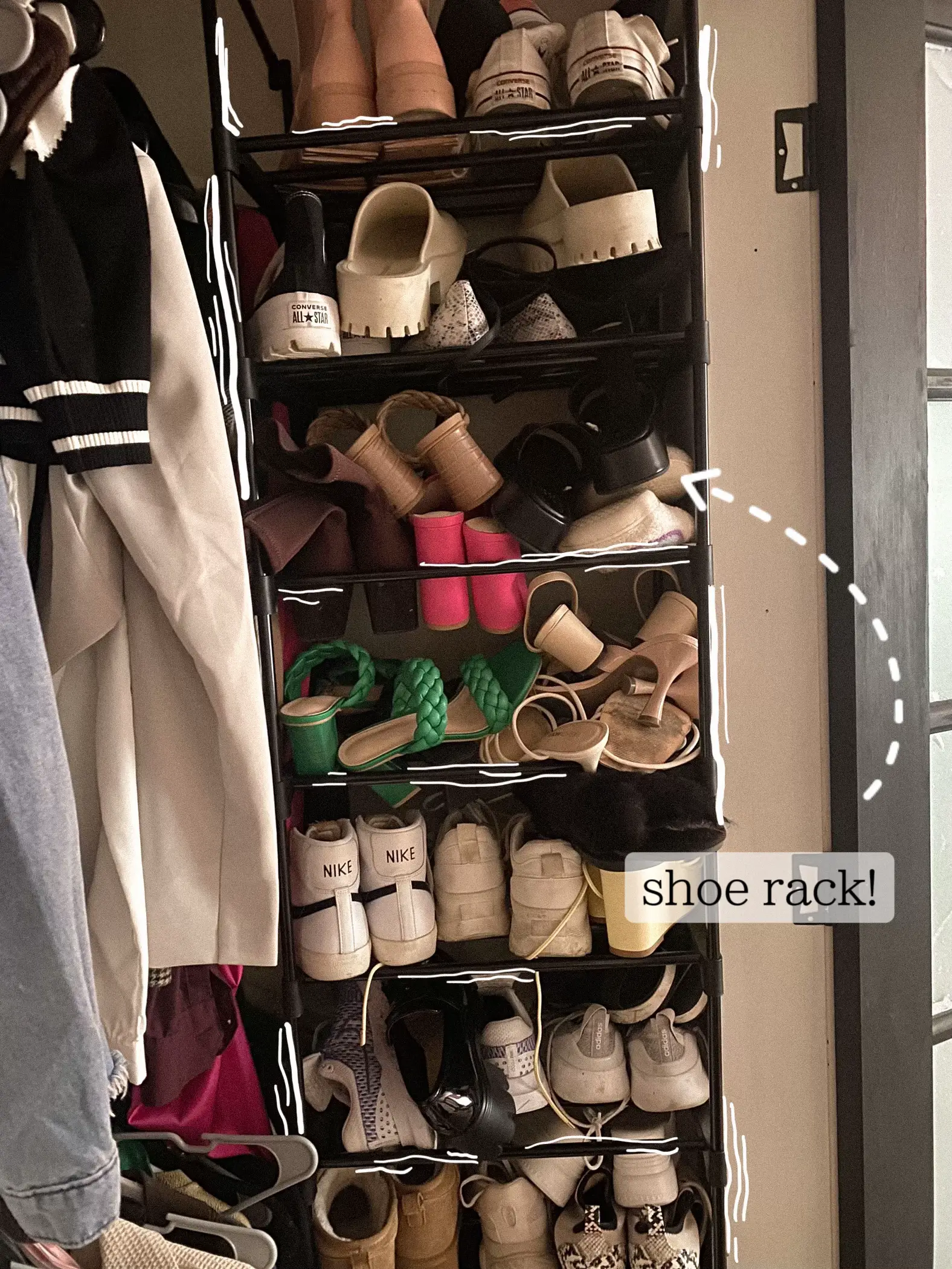 My ADHD life hack: put a clear shoe organizer in the bathroom for