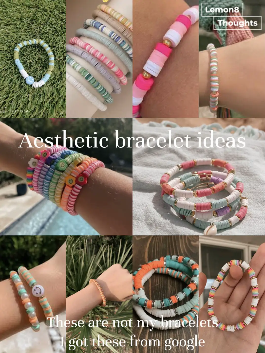 clay bead bracelet ideas using a bead spinner｜TikTok Search