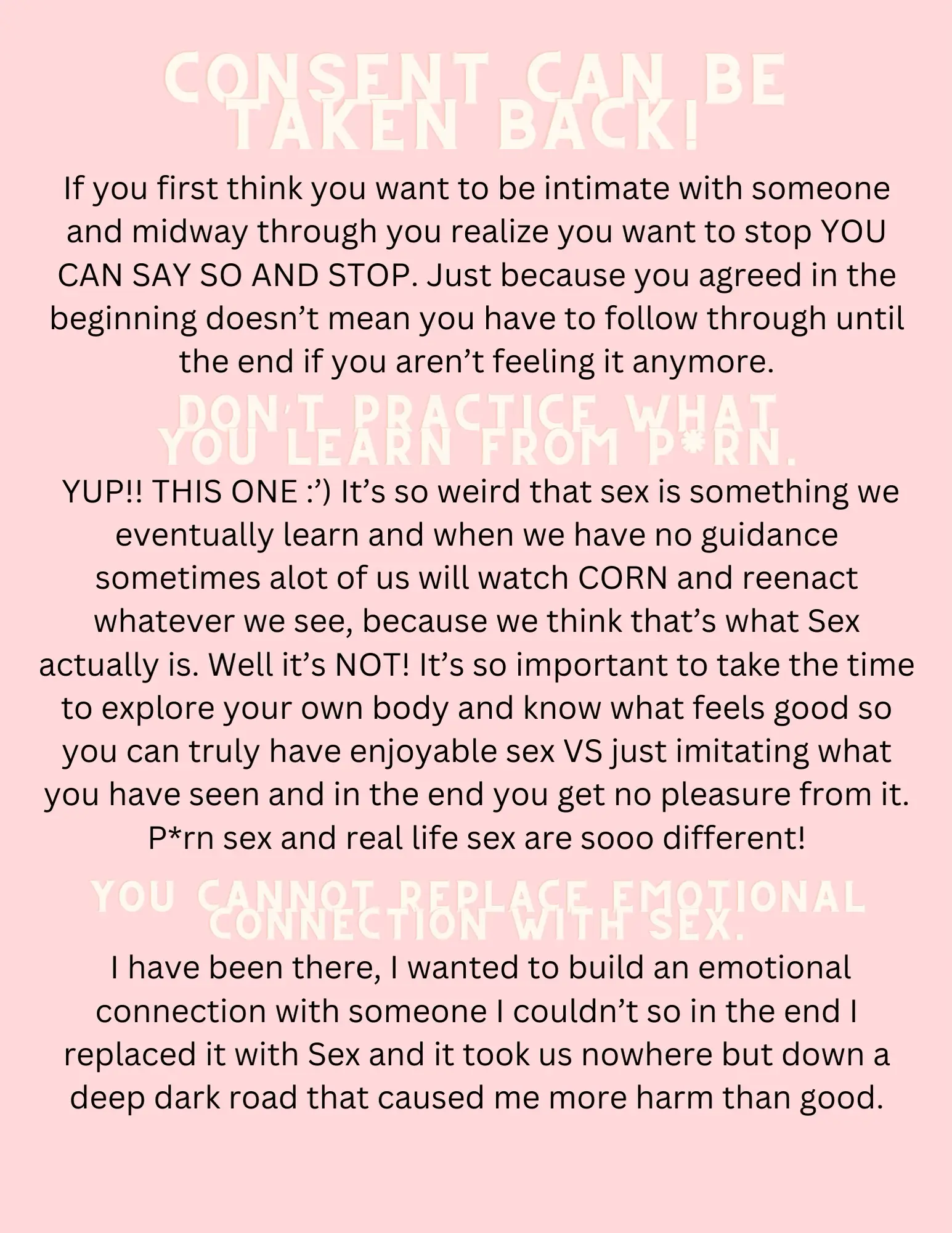 ✨What I wish someone told me about SEX✨ | Gallery posted by Ila View |  Lemon8