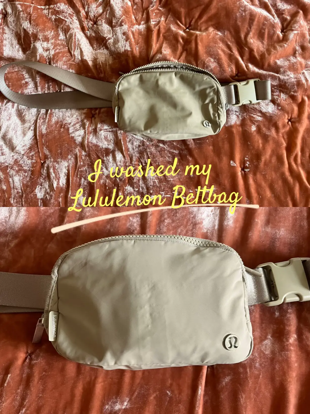 Lululemon Everywhere Belt Bag Kohlrabi Green/White 1L Green - $39