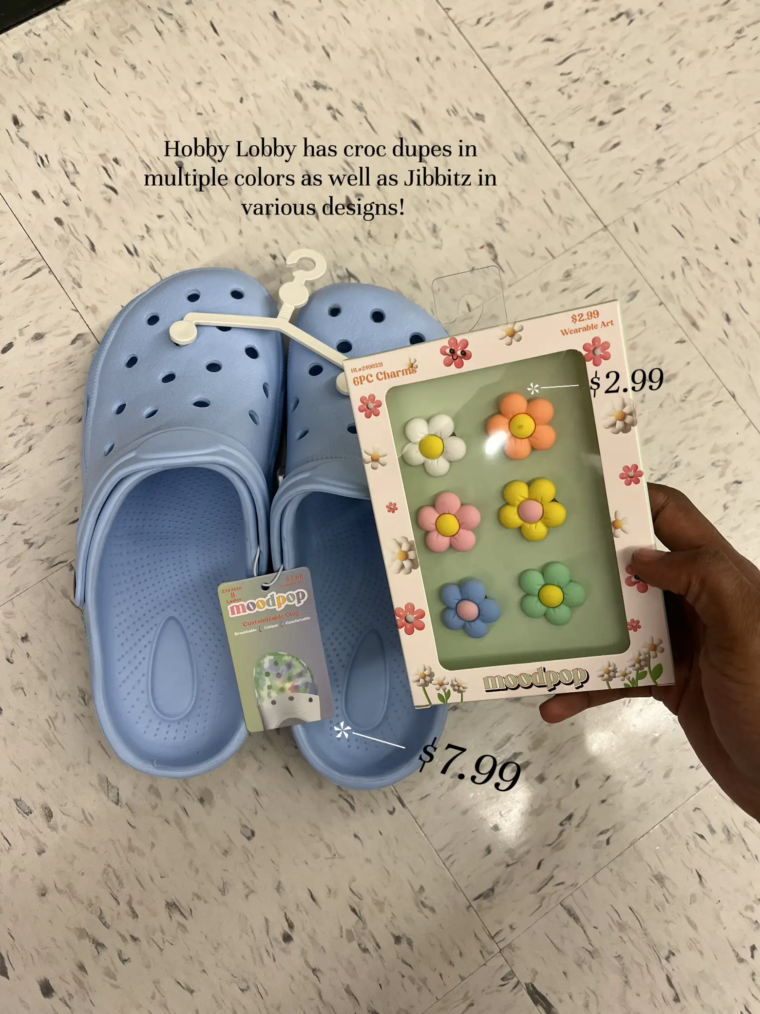 Hobby lobby fashion croc charms