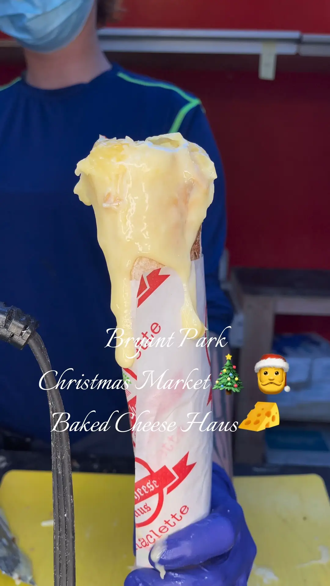 Bryant Park NYC Winter Market🎅📍Baked Cheese Haus🧀🎄 Video published by