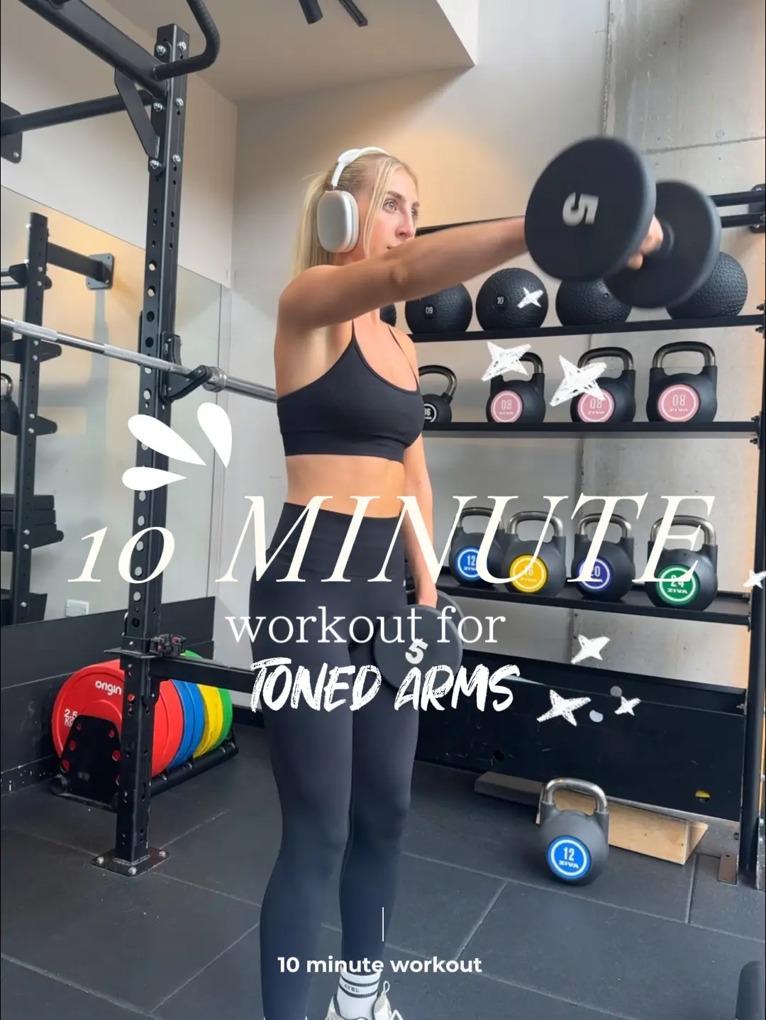 10 minute upper body tone up workout 💪🏽, Video published by Ezara Mae