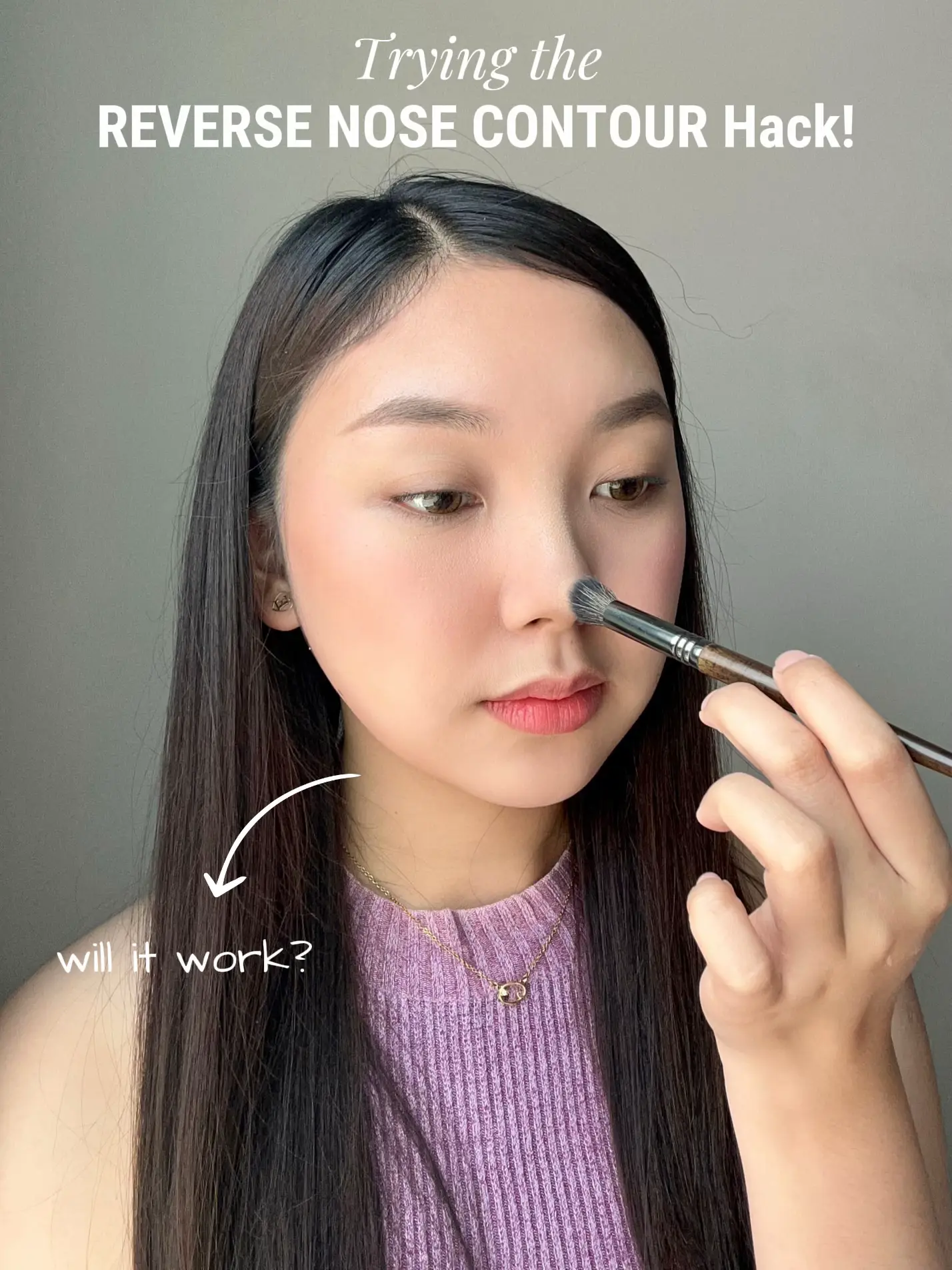 Trying the REVERSE NOSE CONTOUR HACK! 😳, Gallery posted by Vee