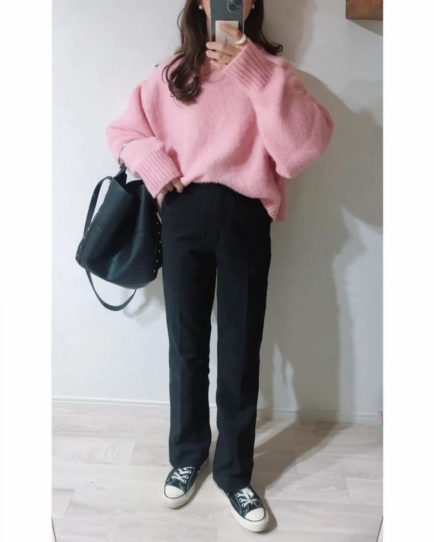 T. japan pink knit ピンクニットagawd