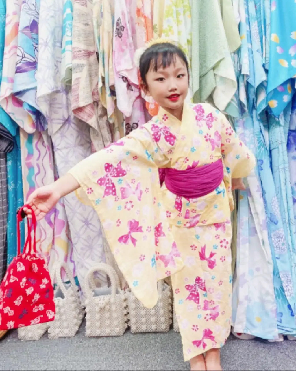 夏休み浴衣で遊ぶ🍒 | 桜花和服 東京浅草着物レンタルが投稿したフォト