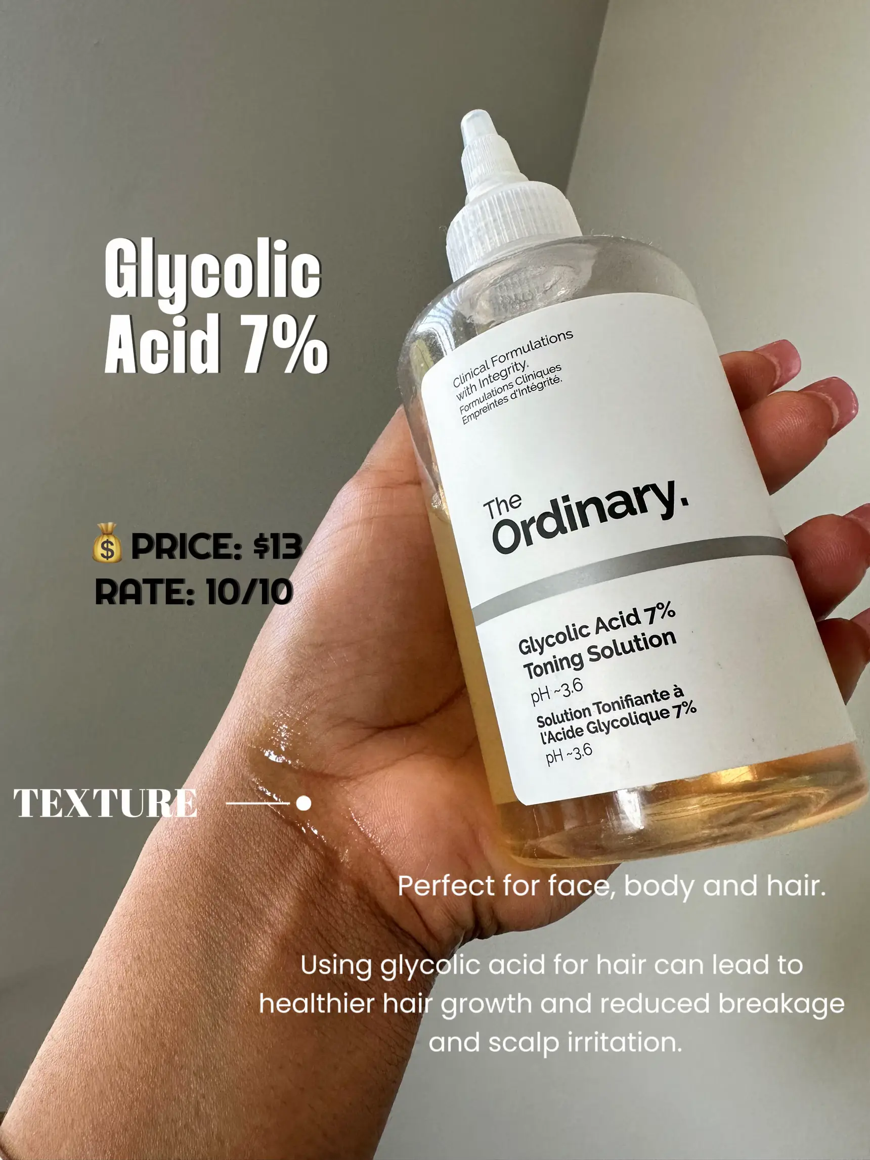 Solution Tonifiante À L'Acide Glycolique 7% -240ML – mybioproducts