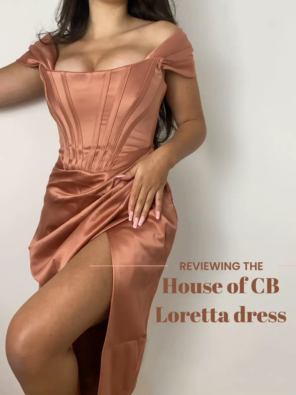 HOUSE OF CB Samaria Corset Fit & Flare Dress