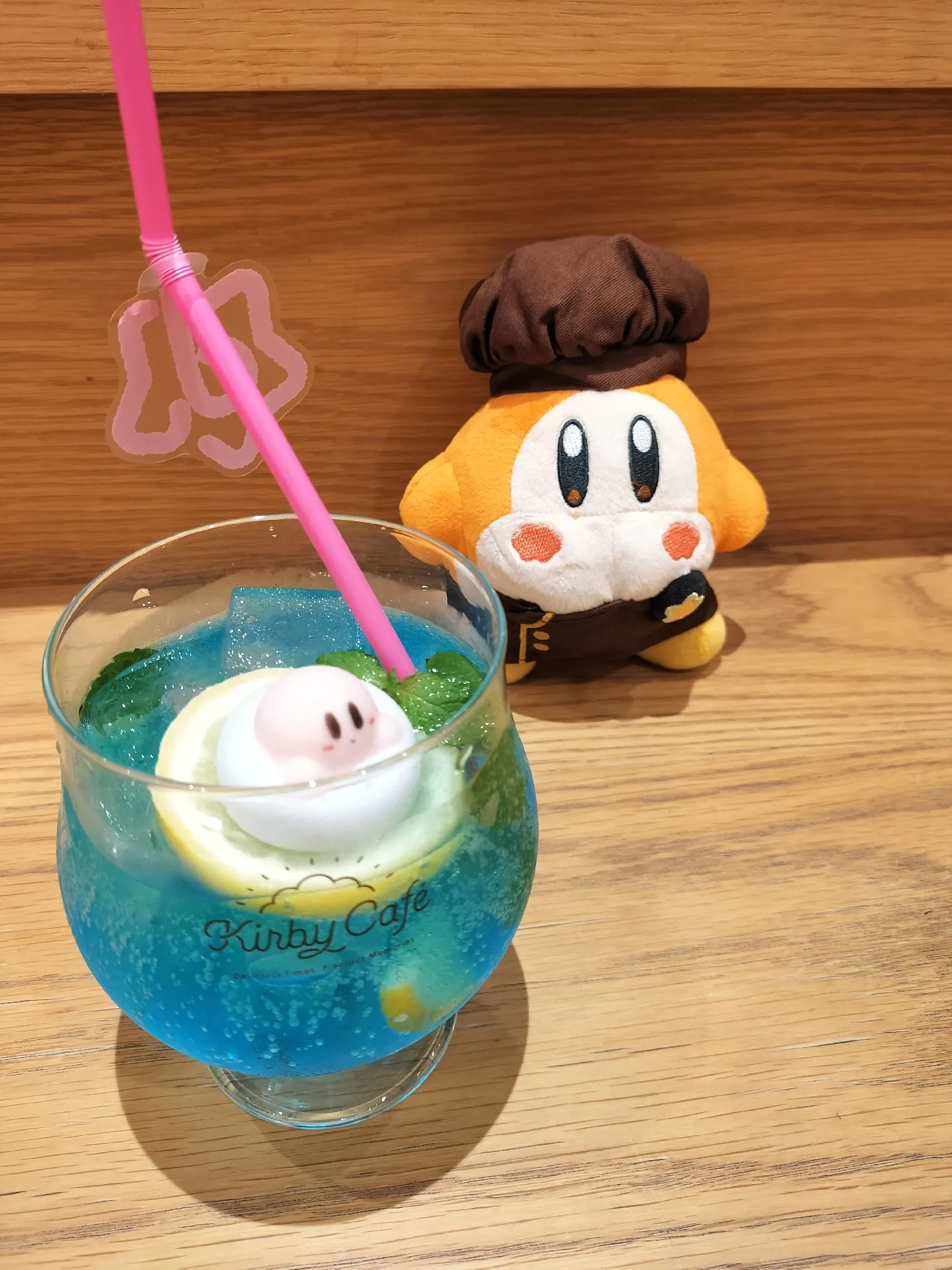 ✾オーダーページ✾しろくまちゃんストローのオレンジジュース