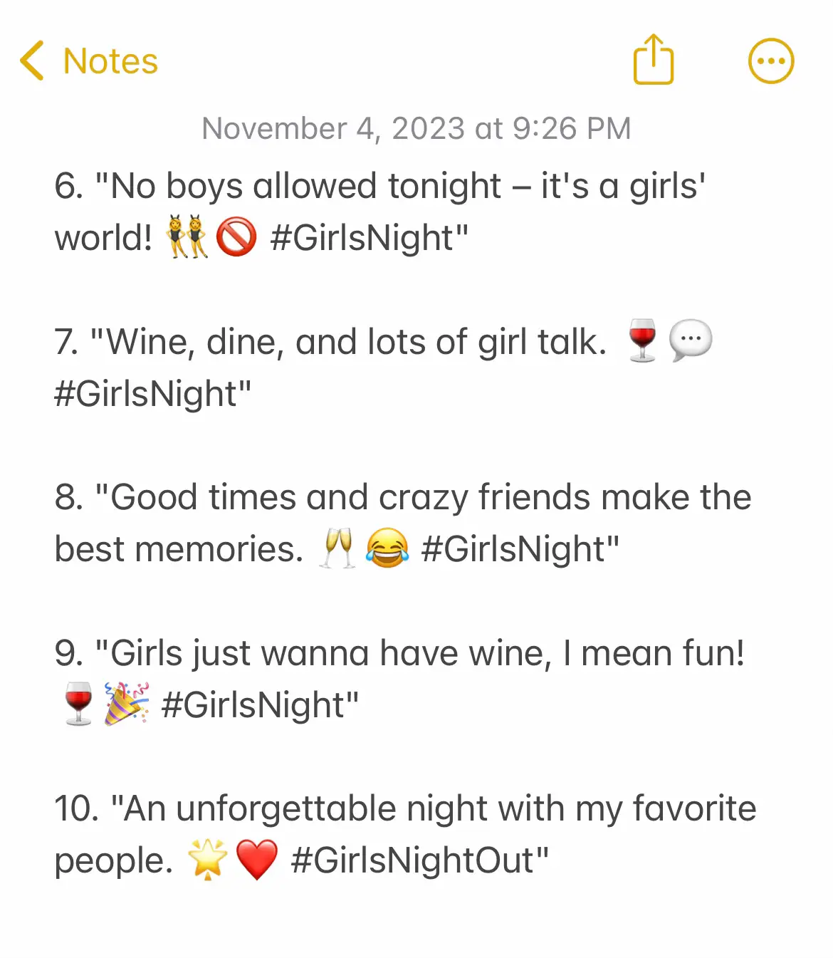 105 Girls Night Out Captions for Instagram: Best Girls Night Quotes