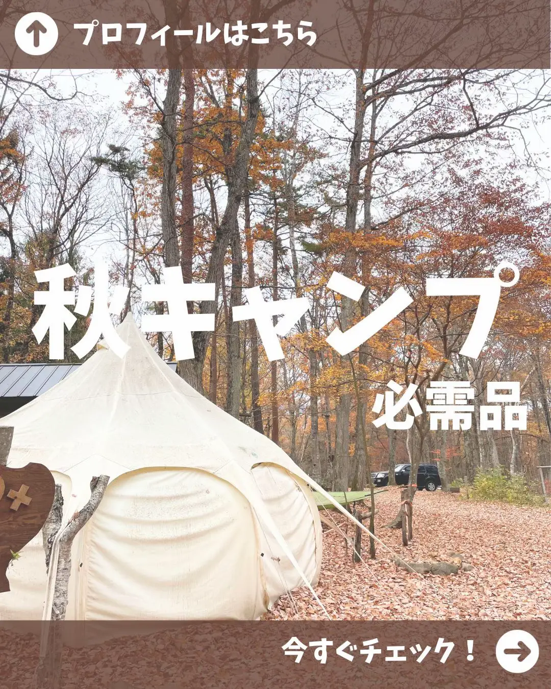 Autumn camp Buy this! | Gallery posted by ぽ よ 𖤐キャンプ