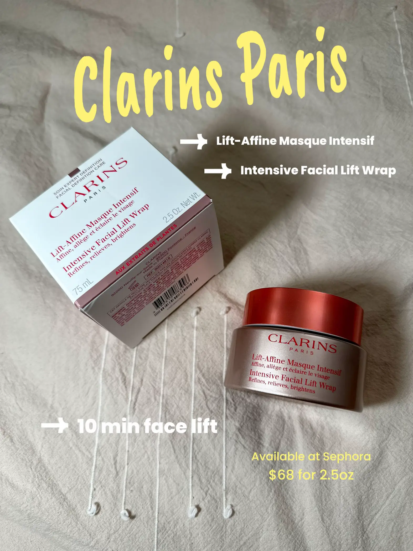 Clarins Instant Face Lift Mask Gallery posted by sunia Lemon8