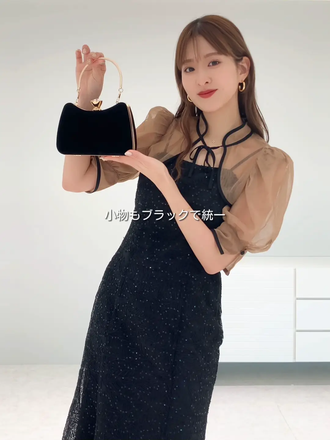 Lumier シアージャガードスリーブ2wayワンピース Lumier シアー