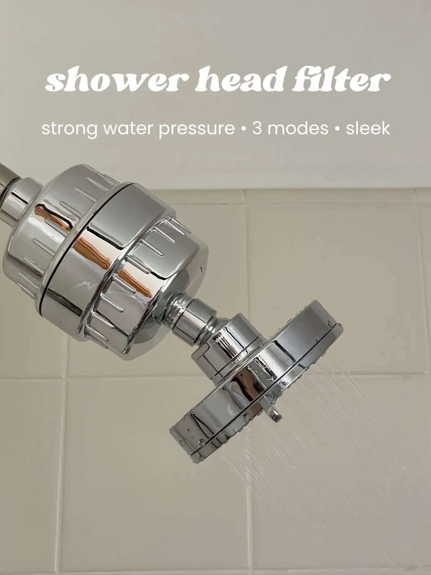 Handheld Shower Filter | 3-Stage Filtration | Crystal Quest