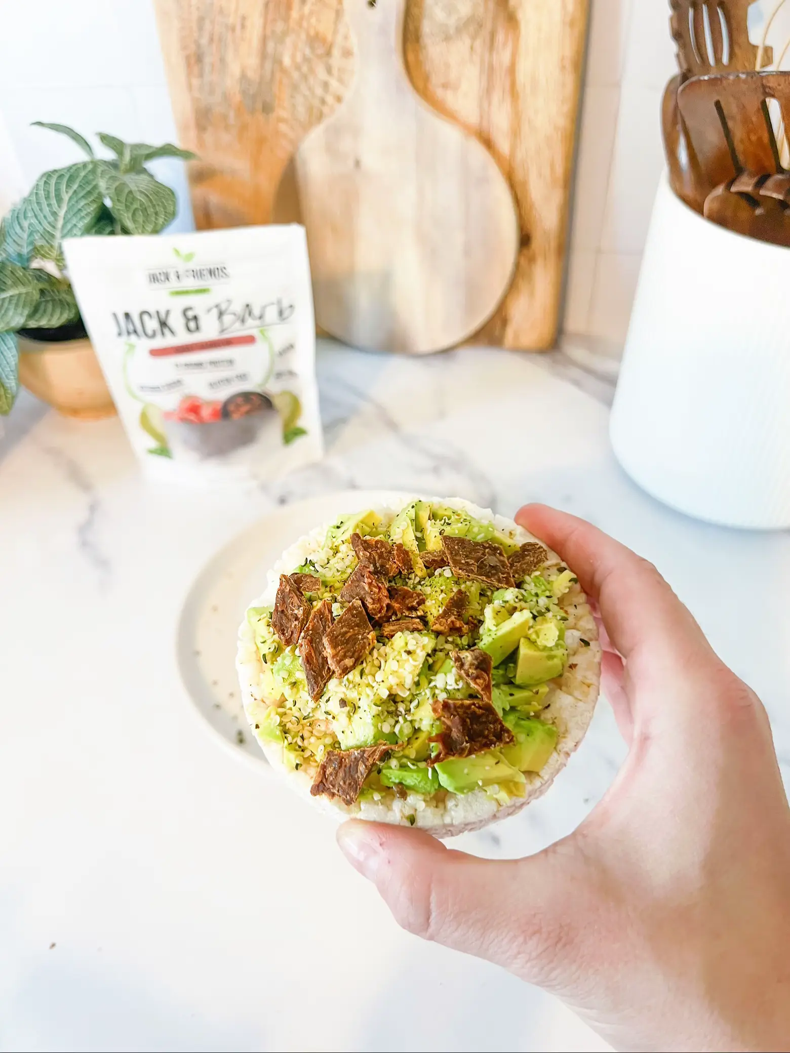 PostWorkout Avocado Rice Cake Video published by Jack & Friends Lemon8