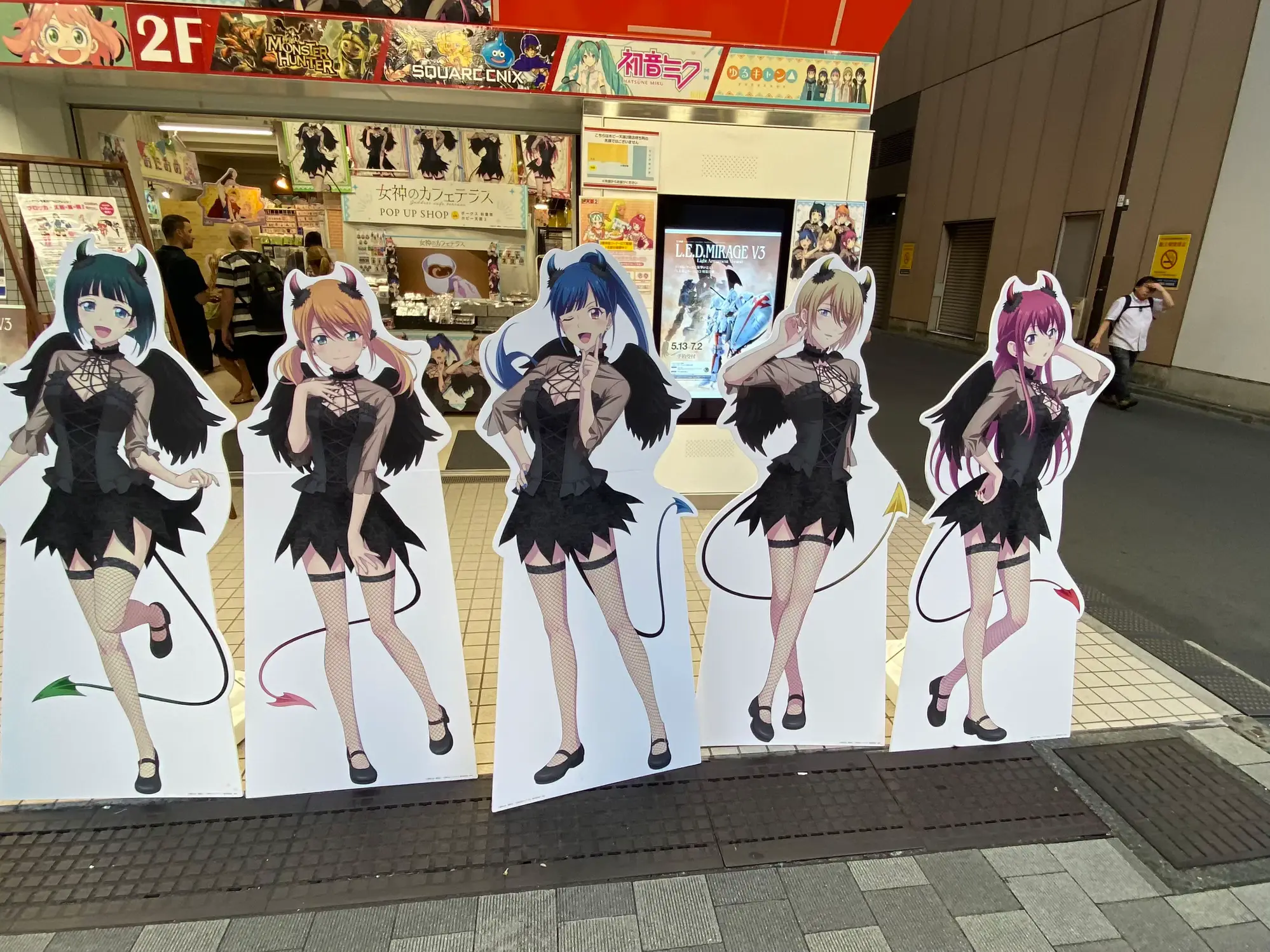 TV Anime Megami no Cafe Terrace Pop Up Shop, Events