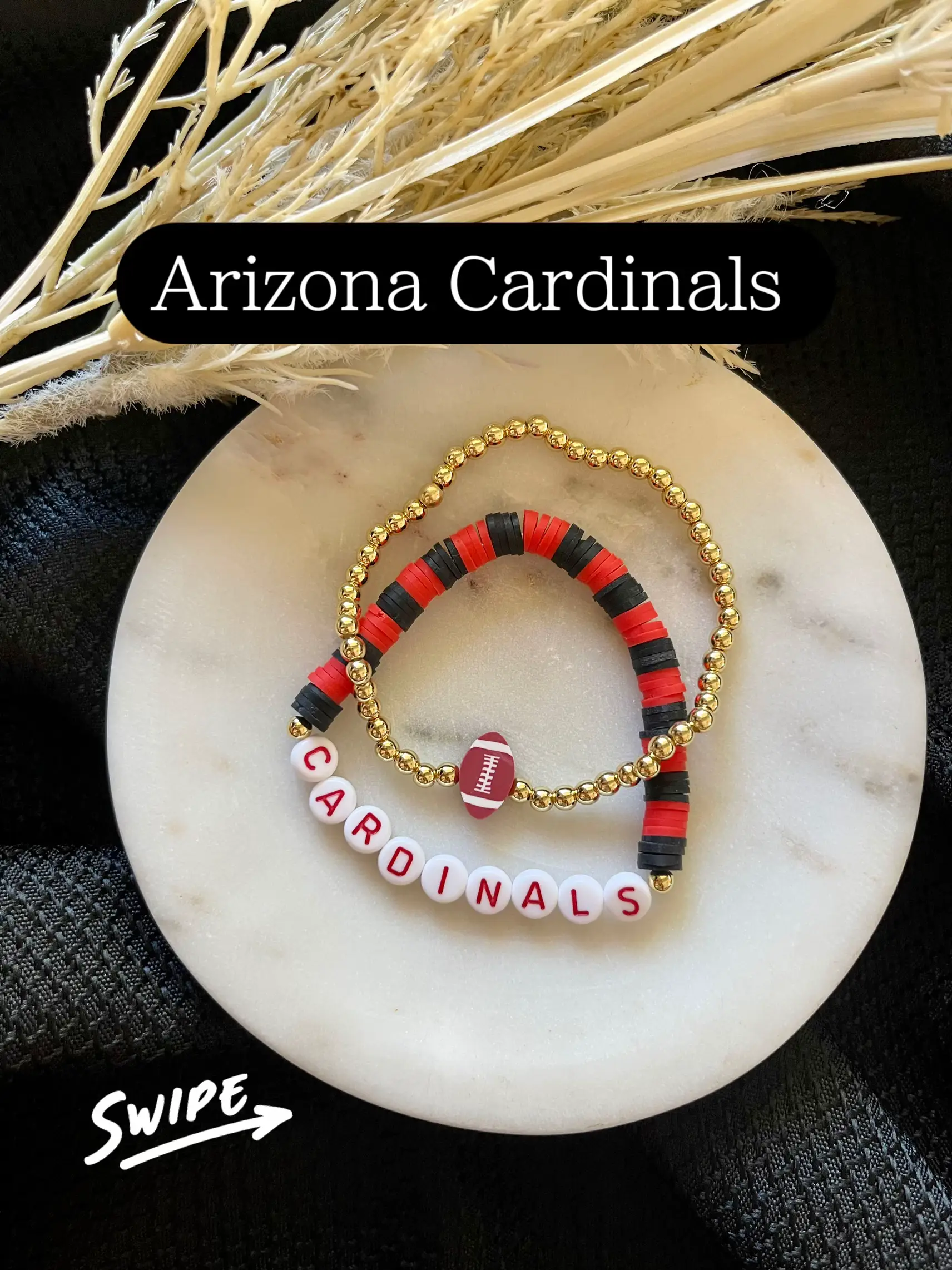 Arizona Cardinals Bracelets - 2 Pack Wide