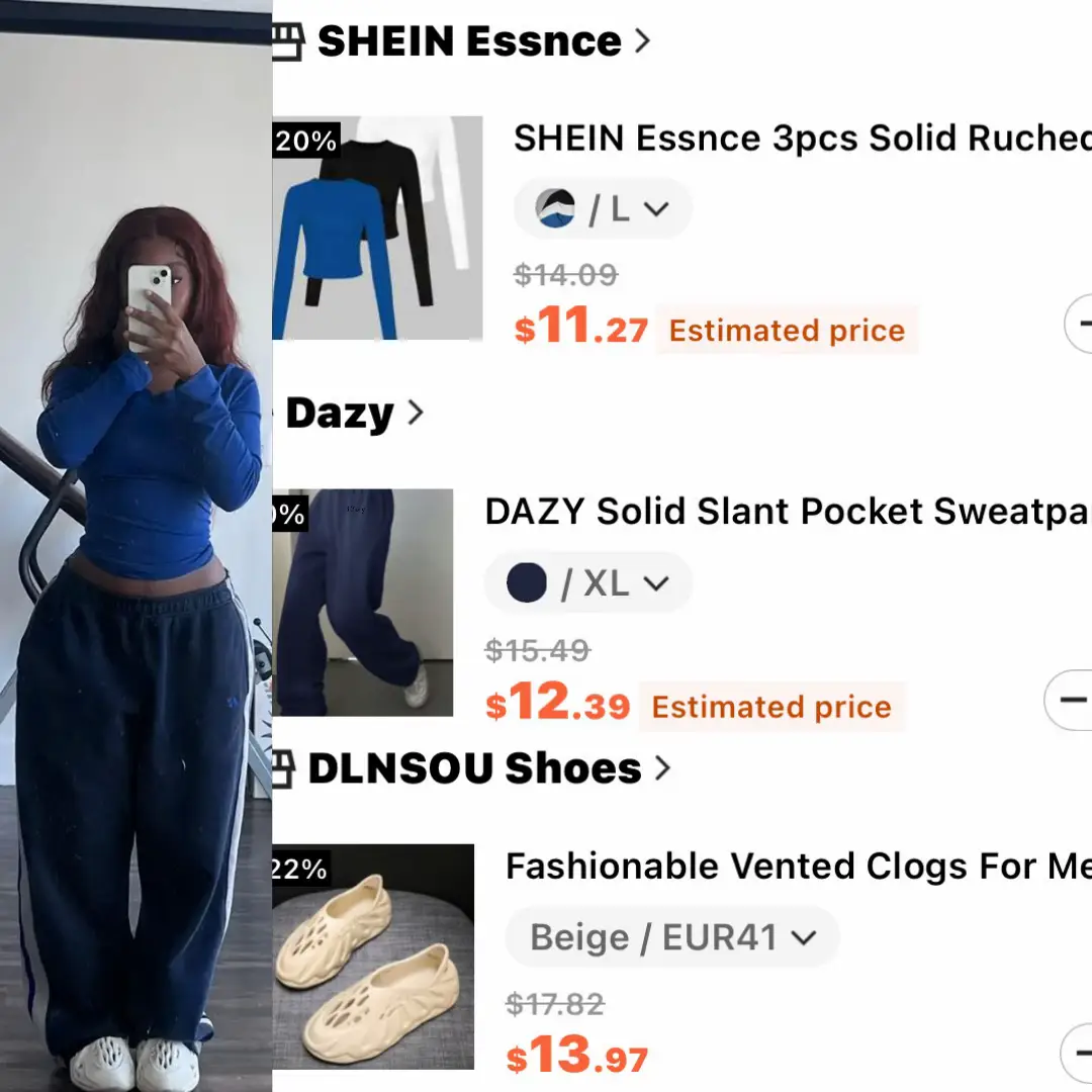 SHEIN Essnce Xl-Xxxl Women'S Plus Size Fleece Lined Leggings