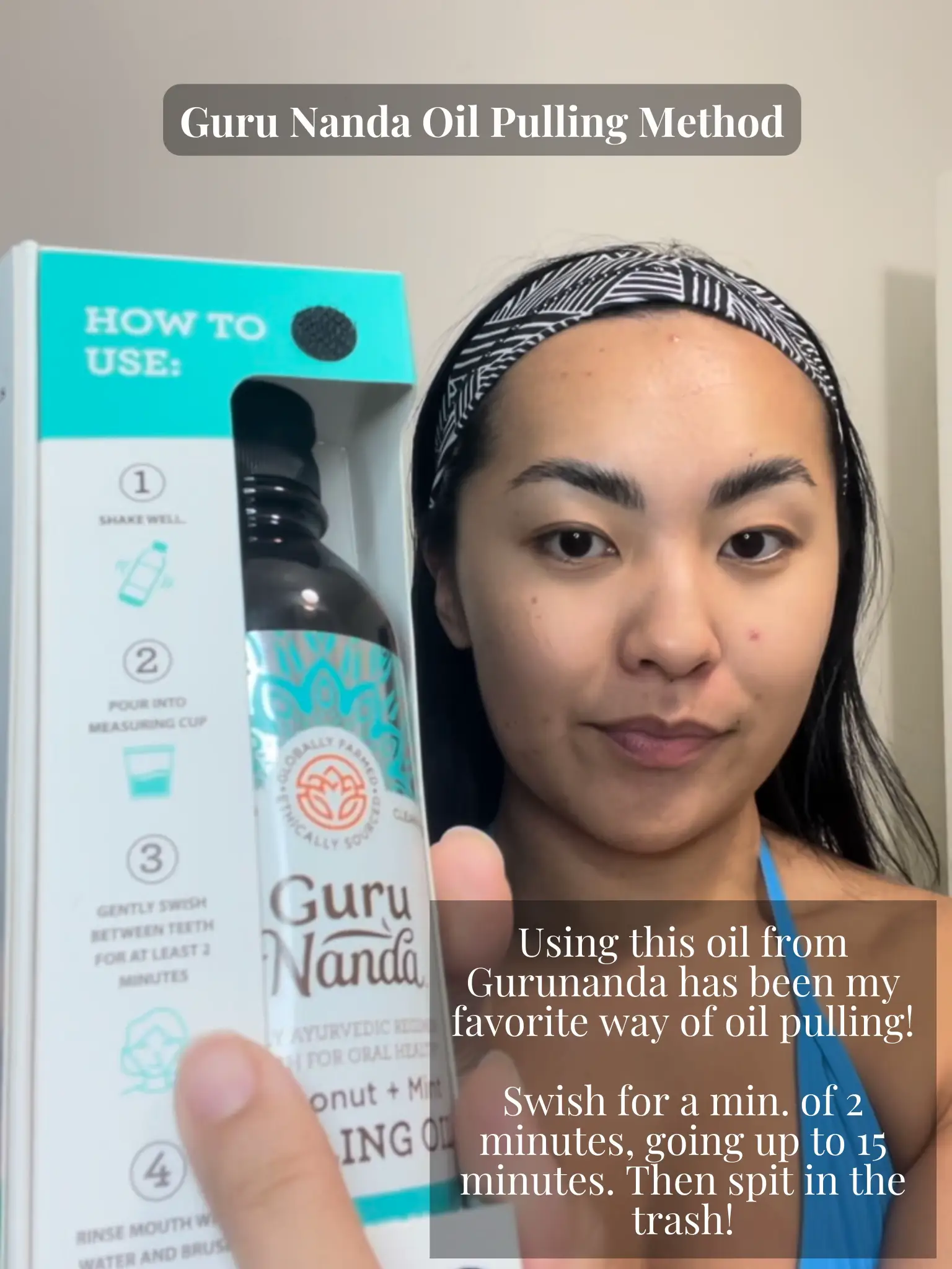 TREND OR DISASTER?  GURU NANDA OIL PULLING PRODUCT REVIEW 