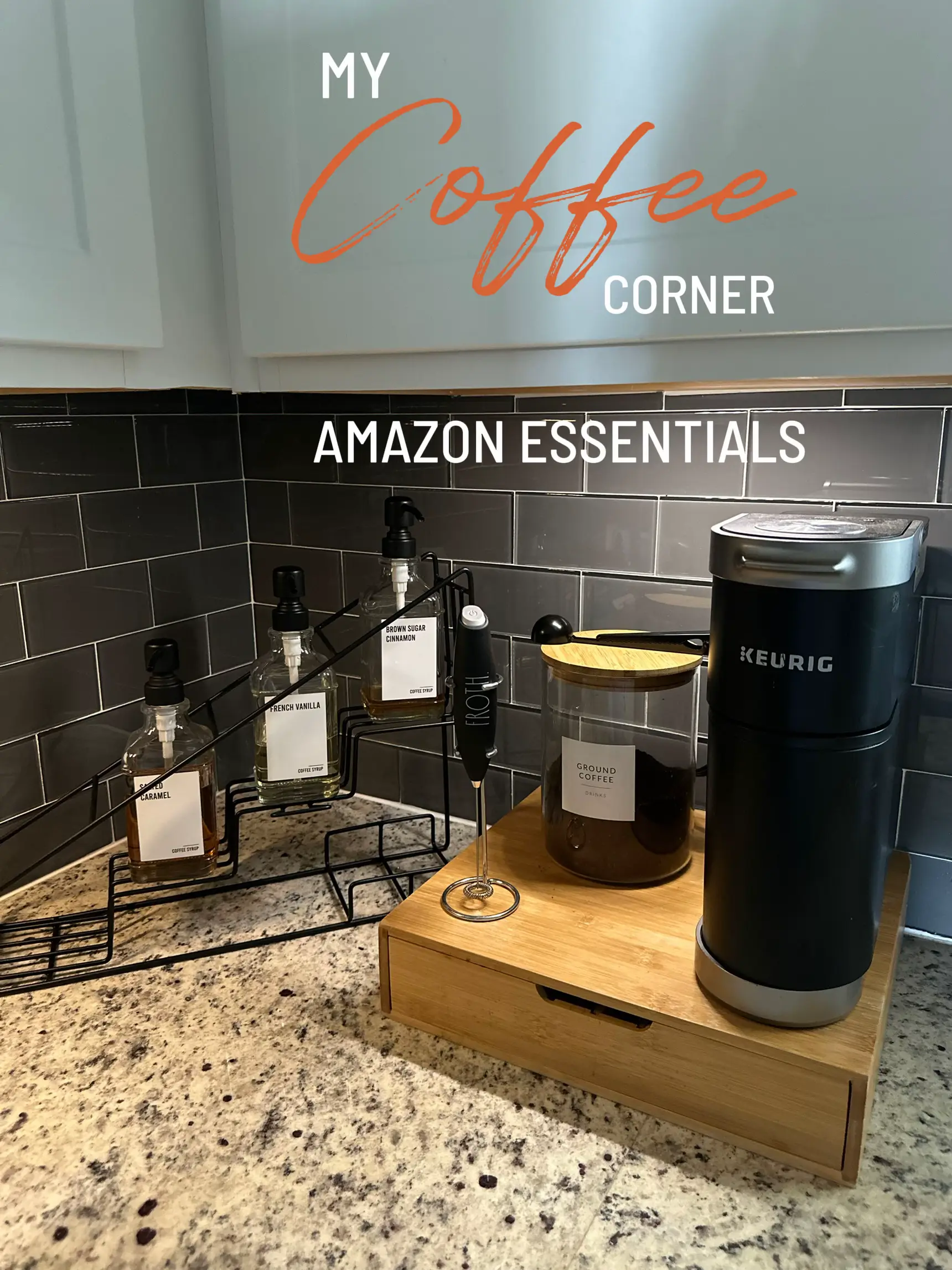 The essentials of a home coffee corner