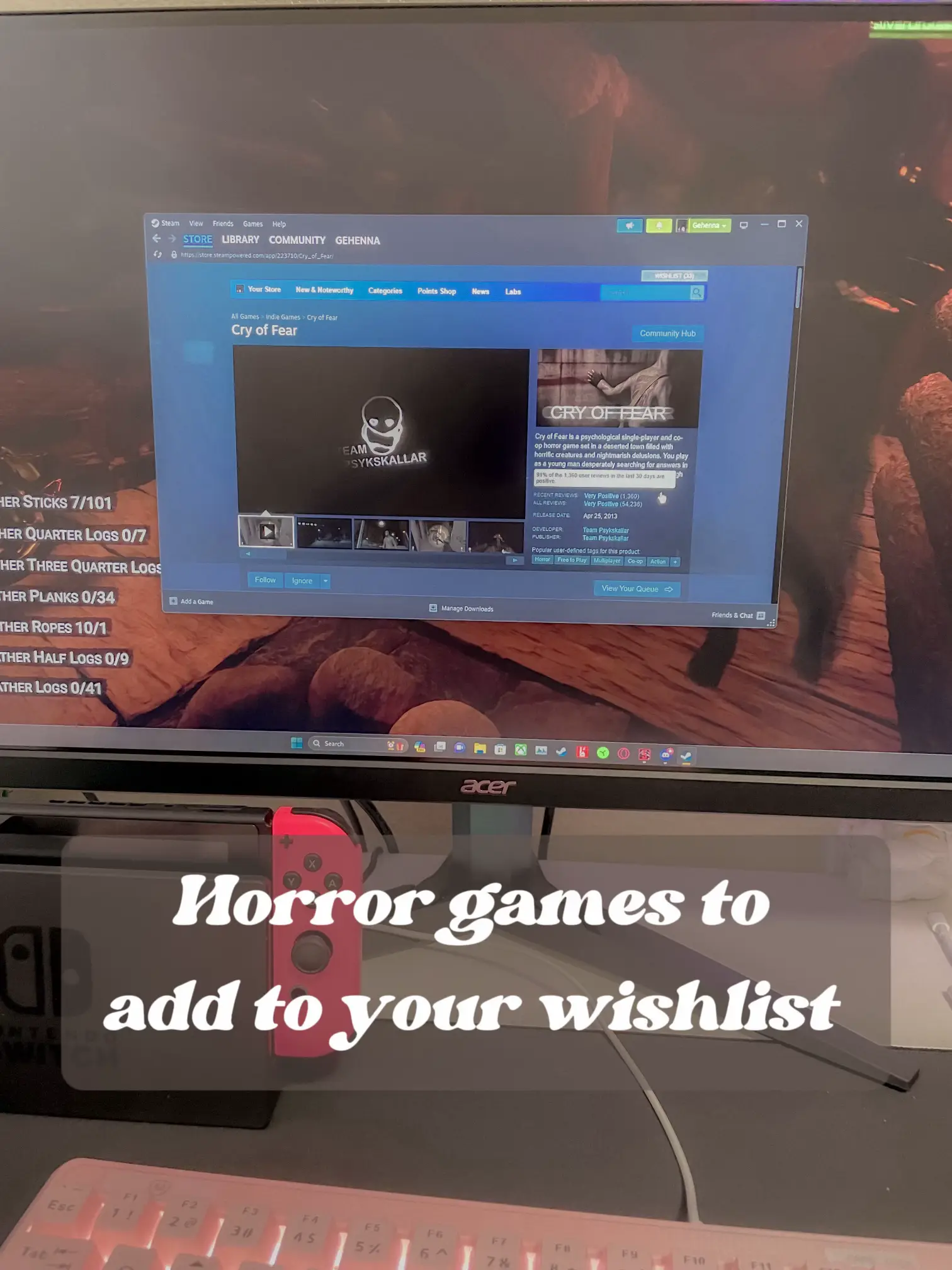 Horror Gallery no Steam