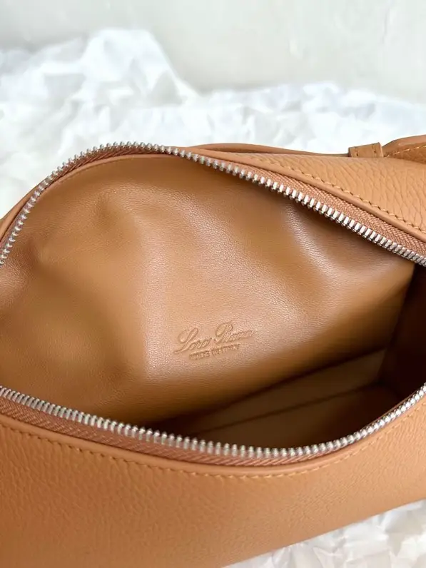 Loro Piana Tan Leather Extra Pocket L19 Pouch