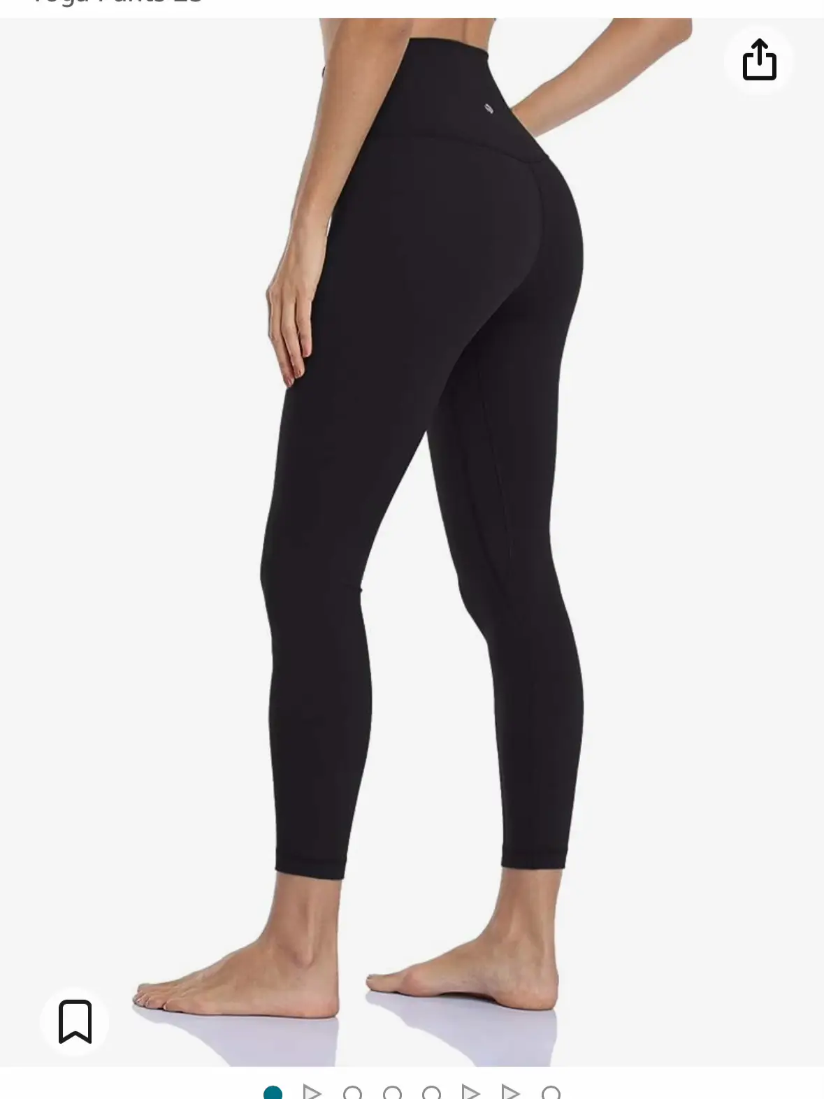 Crz Yoga V- Amelia Leggings Black And White High Waist Size XL