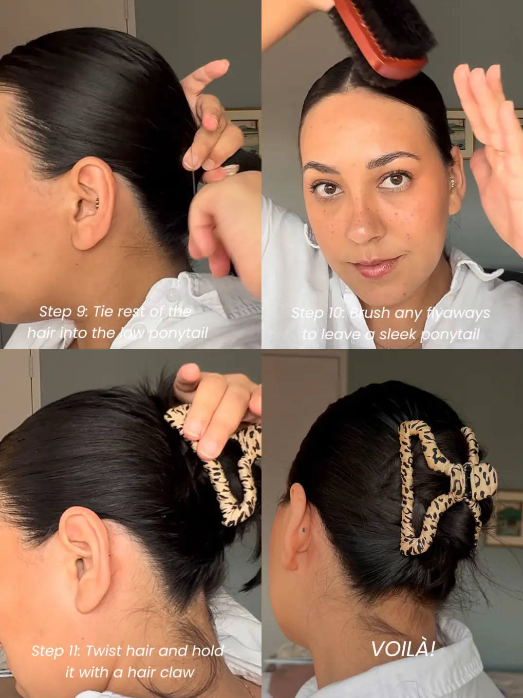 SHORT HAIR CLAW CLIP TUTORIAL 🌺, Video published by Theohiogirljaz