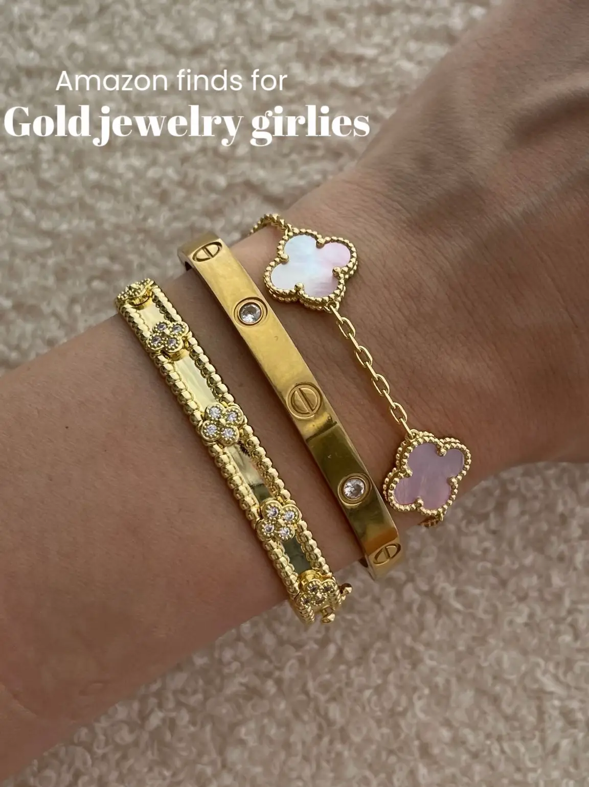 Golden Bracelets For Women 14K Gold Plated Bracelets For Women Dainty  Herringbone Jewelry Stackable Figaro Chain Paperclip Link Cute Anklet  Bracelet G