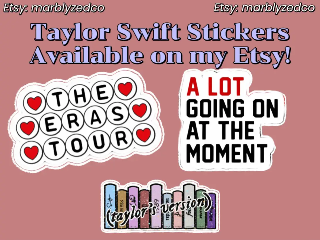 Not A lot Going On Taylor Swift Sticker
